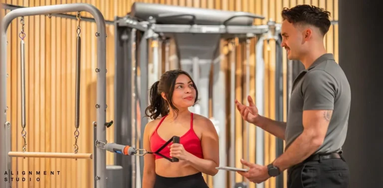 Physiotherapist assessing a patient in a Melbourne clinic setting