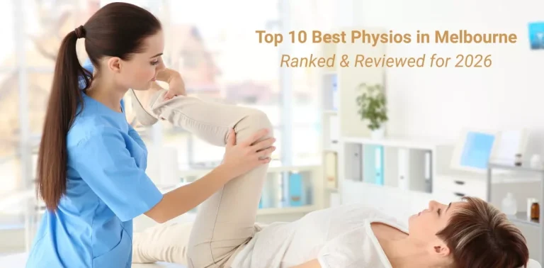 Physiotherapist providing hands-on treatment to a patient in a Melbourne clinic